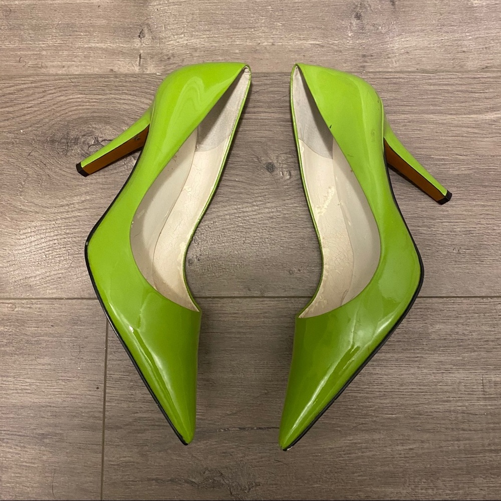 Ralph Lauren Lime Green Pumps